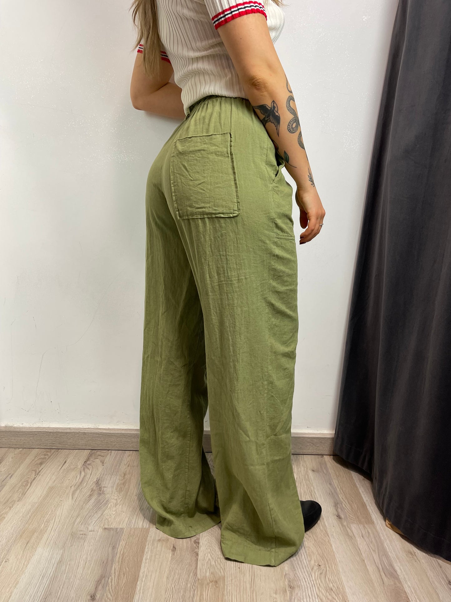 Pantalone lino LUMINA