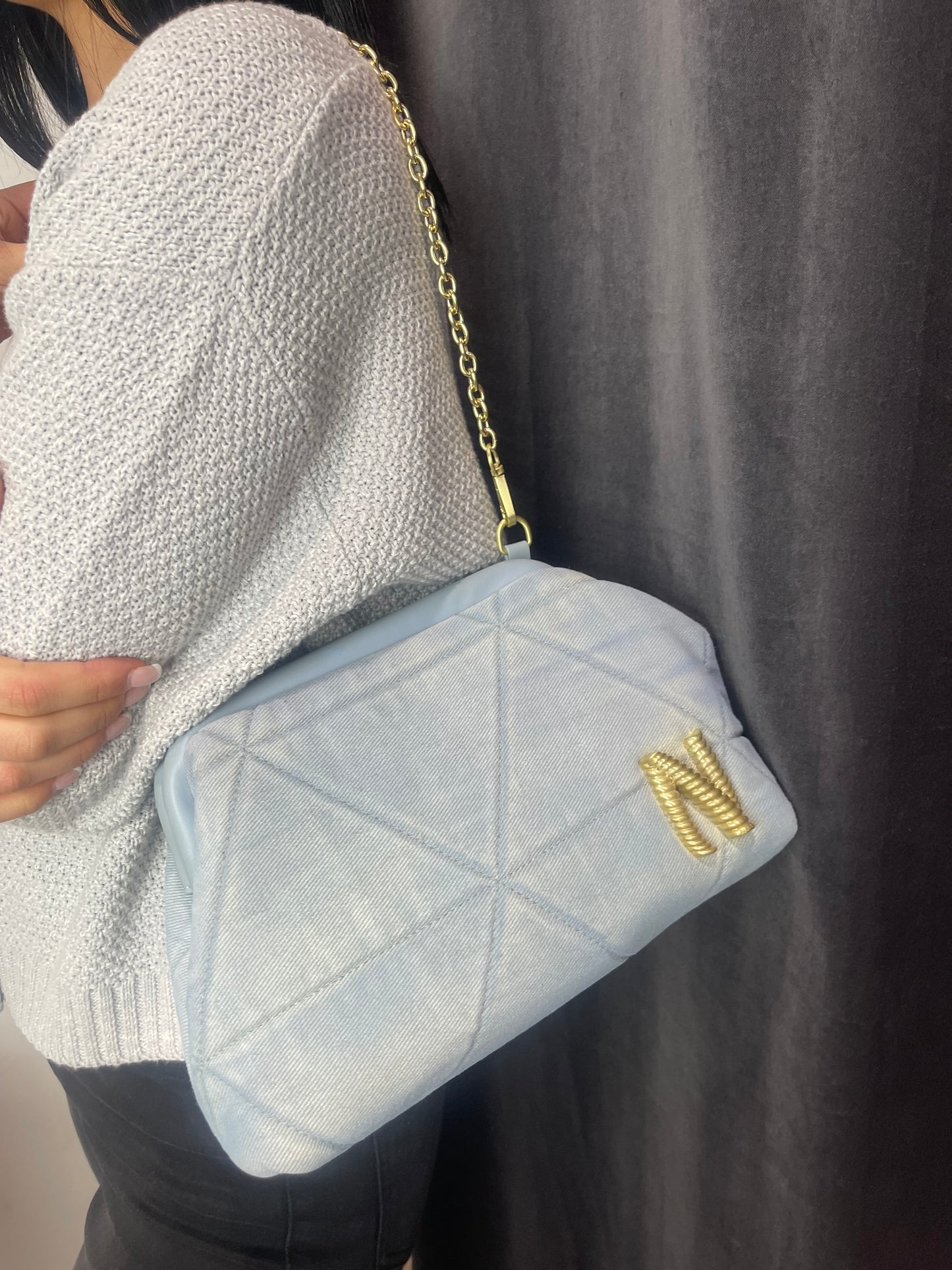 Pochette denim Nalì