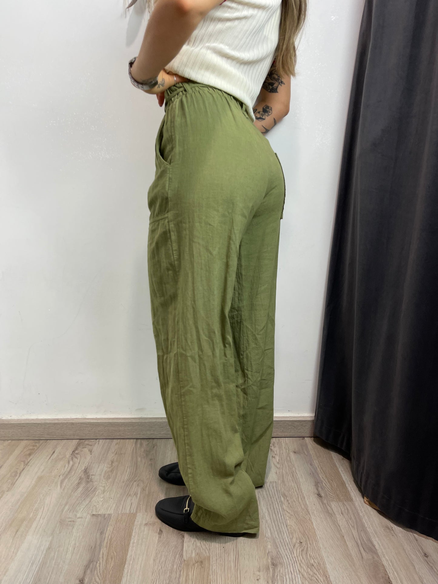 Pantalone lino LUMINA