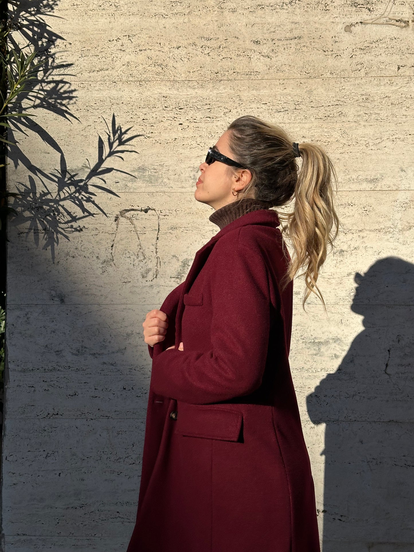 Cappotto Le Streghe Bordeaux